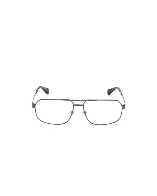 Timberland Black Tb50058 008 Optical Frames Metal Squared Normal for men