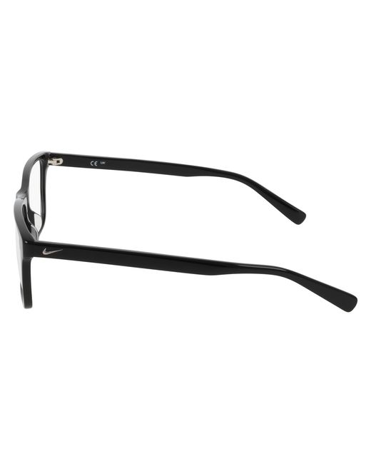 Nike Black 1000Y 034 Optical Frames Acetate Squared Normal