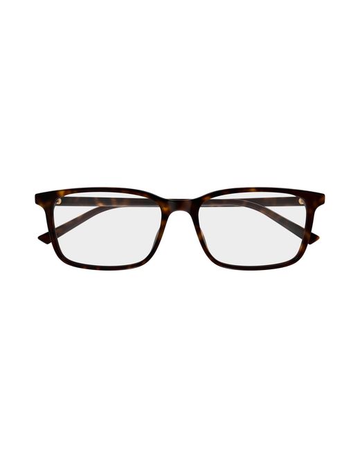 Gucci Black Gg1997O 006 Optical Frames Acetate Transparent Squared for men