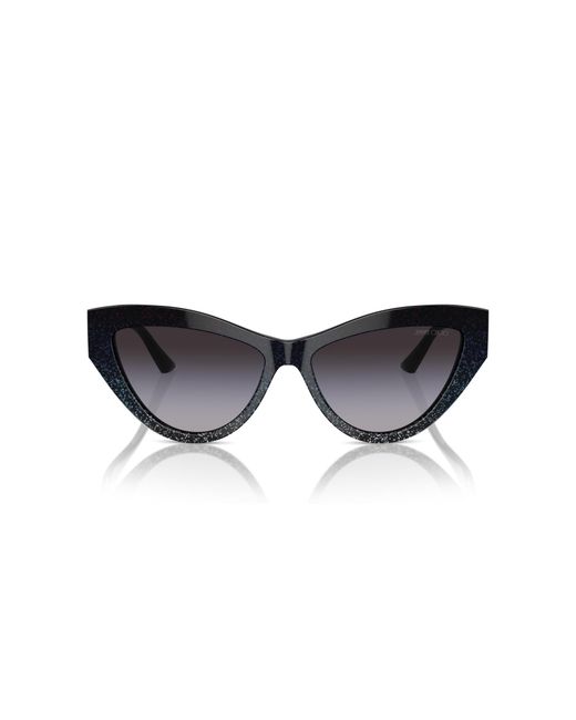Jimmy Choo Black Jc5004 504587 Sunglasses Acetate Cat Eye Normal Shaded