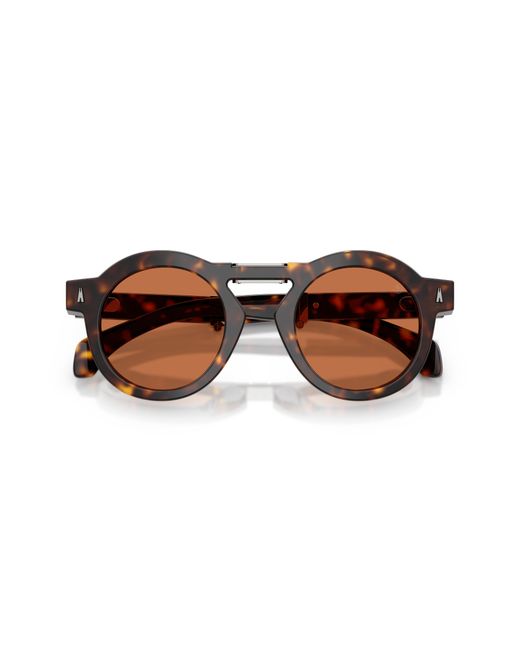 Moncler Black Me6019U Glisse 300273 Sunglasses Acetate Round Normal