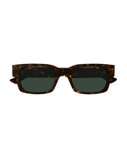 Gucci Black Gg2084S 002 Sunglasses Injected Squared for men