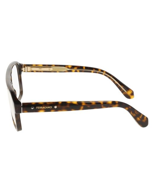 Ferragamo Black Sf3085 242 Optical Frames Acetate Squared Normal for men