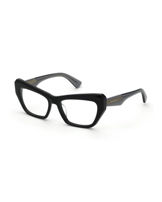 Nina Ricci Black Vnr413 700 Optical Frames Acetate Cat Eye