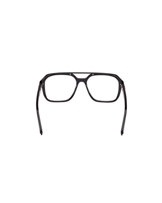 Guess Black Gu50138 001 Optical Frames Acetate Squared Normal for men
