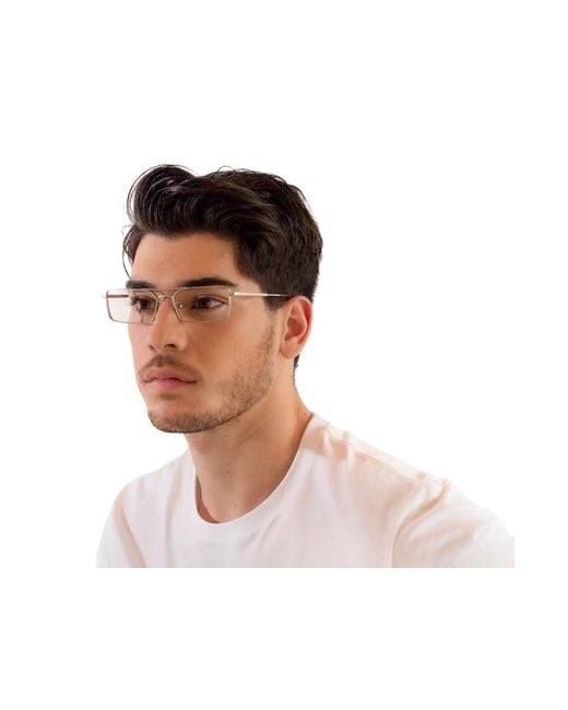 Xlab Black Mauritius Optical Frames Metal Squared Anti- Light Anti Luce Blu