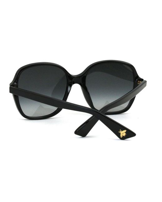 Gucci Black Gg0092S 001 Sunglasses Plastic Squared