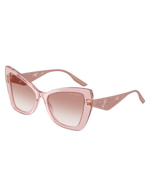 Dolce & Gabbana Black Dg4489 322613 Sunglasses Acetate Cat Eye Normal Shaded