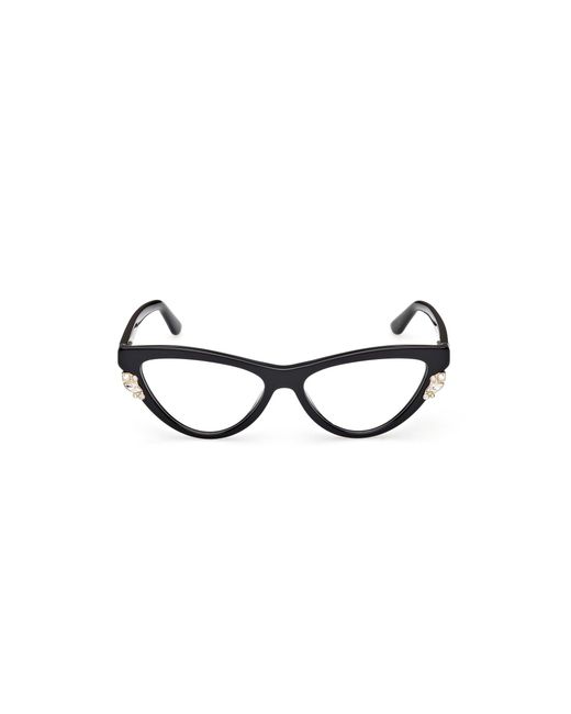 Guess Black Gm50047 001 Optical Frames Acetate Cat Eye Normal