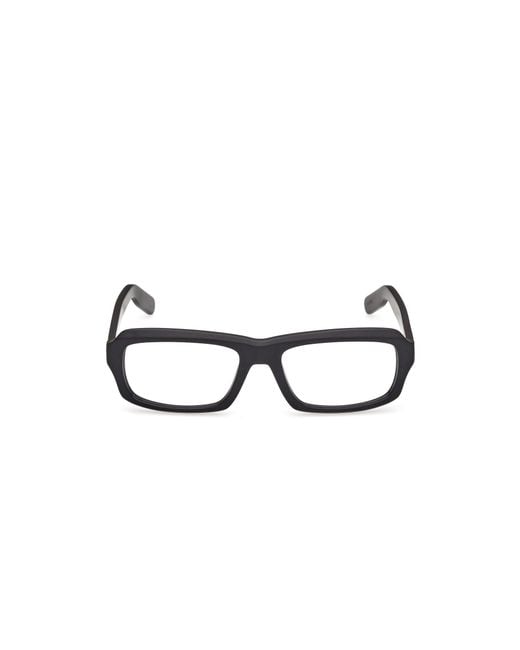 Adidas Black Or5127 002 Optical Frames Acetate Squared Normal