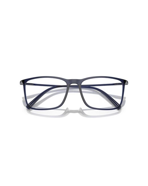 Giorgio Armani Black Ar7244U L6003 Optical Frames Injected Squared Normal for men