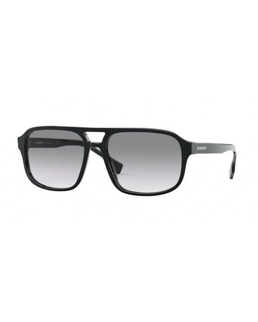 Burberry Black Be4320 Francis 300111 Sunglasses Plastic Squared Normal Nuanced for men