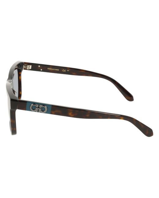 Ferragamo Black Sf2113S 242 Sunglasses Acetate Squared Normal for men