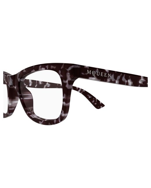 McQueen Black Am0515O 008 Optical Frames Acetate Transparent Cat Eye