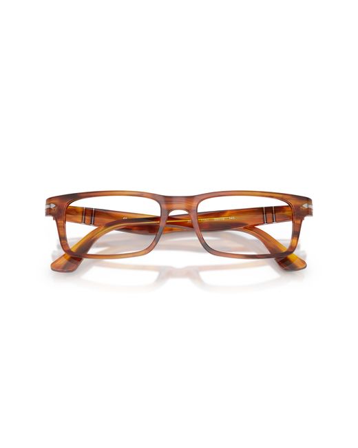 Persol Black Po3050V 1157 Optical Frames Acetate Transparent Squared Normal for men