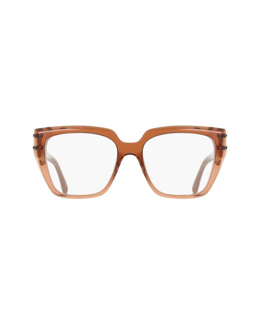 Ferragamo Black Sf3041E 261 Optical Frames Acetate Squared Normal