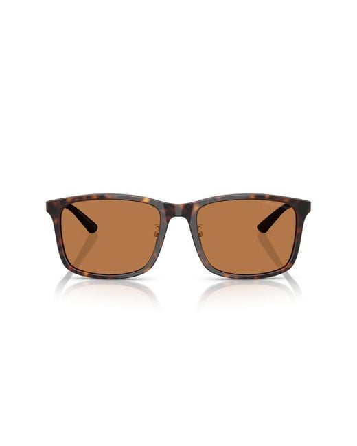 Emporio Armani Black Ea4241D 502673 Sunglasses Acetate Squared Normal for men