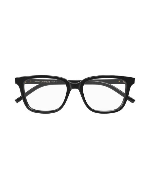 Saint Laurent Black Sl M110/F 001 Optical Frames Acetate Squared