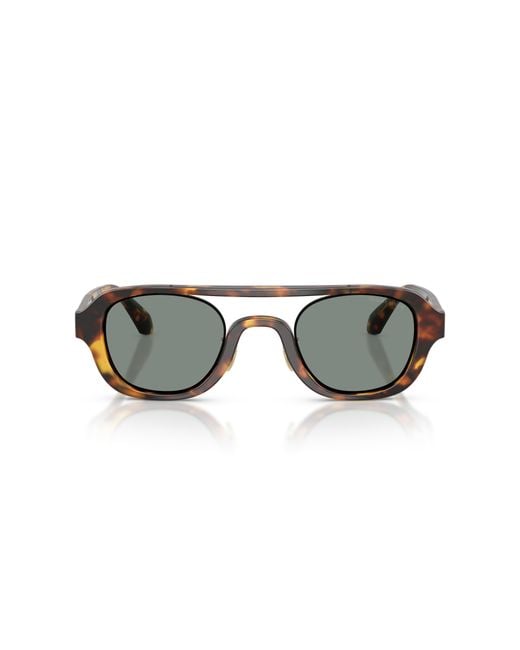Giorgio Armani Black Ar8247 6331/1 Sunglasses Acetate Geometric Normal for men