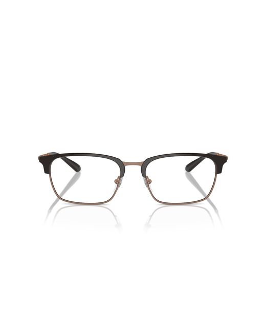 Emporio Armani Black Ea3243 3201 Optical Frames Injected Transparent Pillow Normal for men