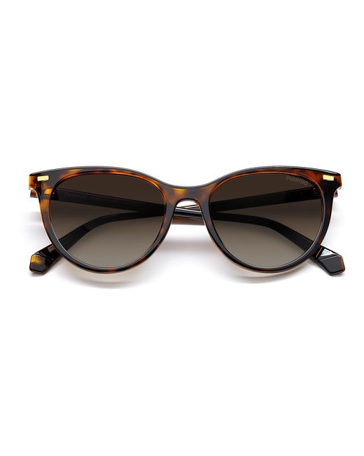 Polaroid Black Pld 4107/S 086/La Sunglasses Plastic Cat Eye Polarized Shaded