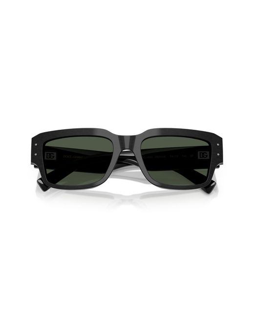 Dolce & Gabbana Black Dg4483 28209A Sunglasses Acetate Squared Polarized for men