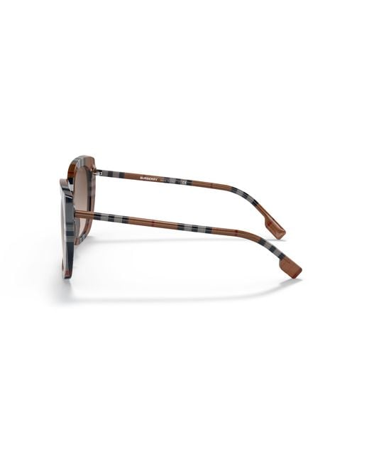 Burberry Black Be4323 Caroll 400513 Sunglasses Acetate Squared Normal Shaded