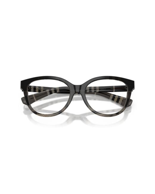 Burberry Black Be2456 4200 Optical Frames Acetate Transparent Cat Eye Normal