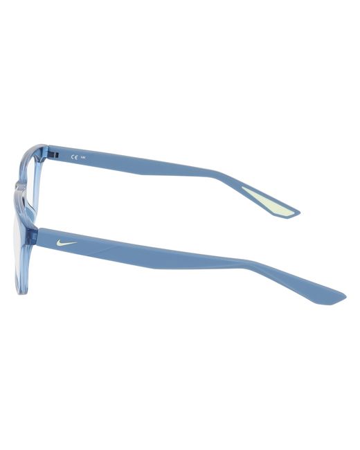 Nike Black 7414 425 Optical Frames Bio-Injected Squared Normal for men