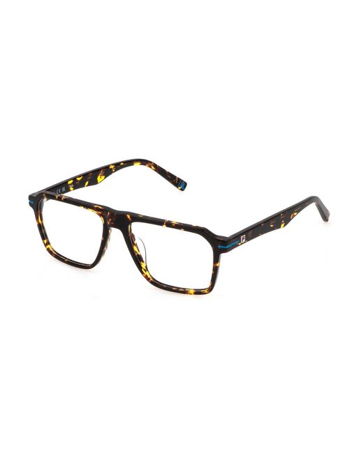 Fila Black Vfi873 0Z62 Optical Frames Acetate Squared for men