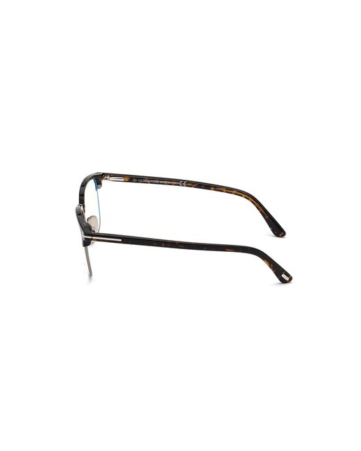 Tom Ford Black Ft5683-B 052 Optical Frames Injected Squared Normal for men