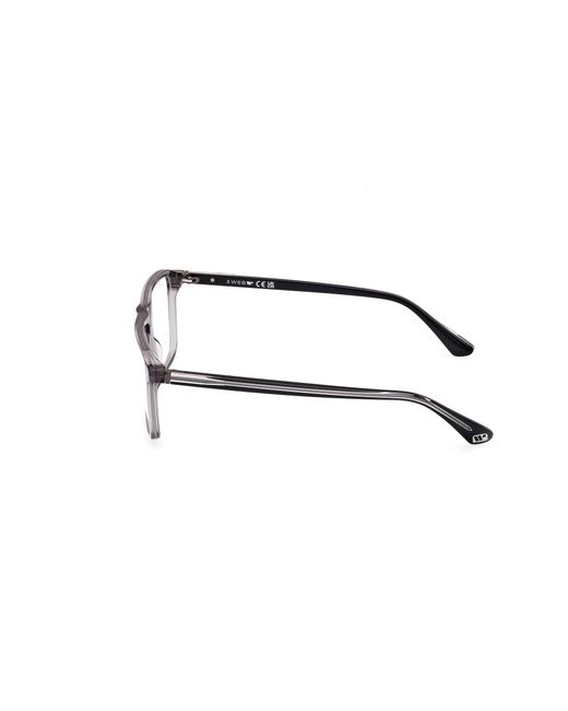 Web Black We5442 020 Optical Frames Acetate Squared Normal for men