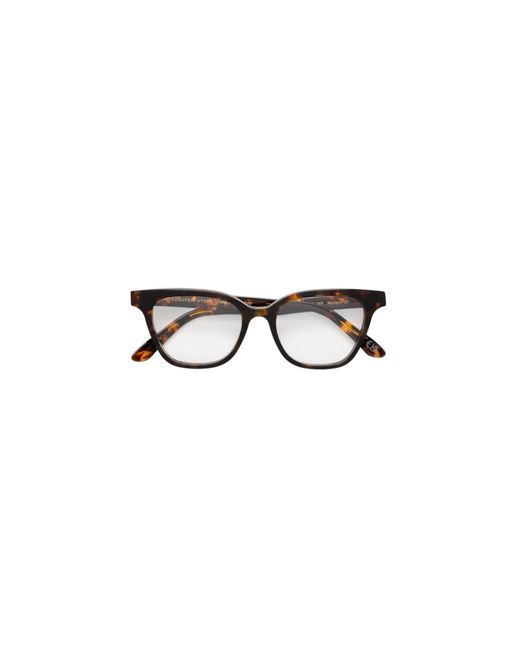 Retrosuperfuture Black Hzo Numero 131 Burnt Optical Frames Acetate Squared