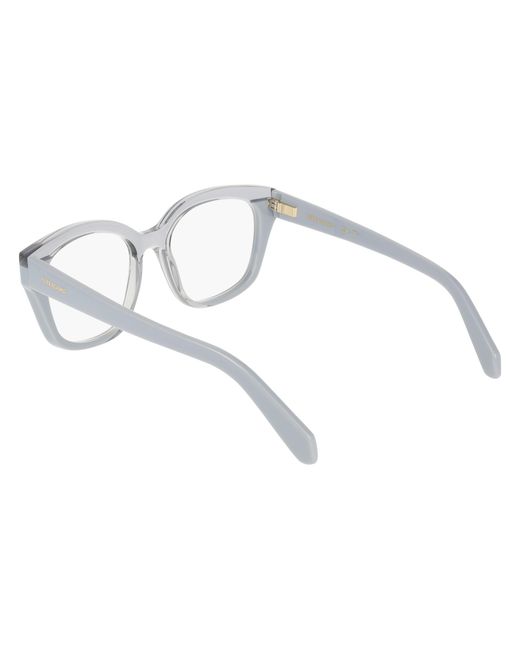 Ferragamo Black Sf3023 454 Optical Frames Acetate Squared Normal