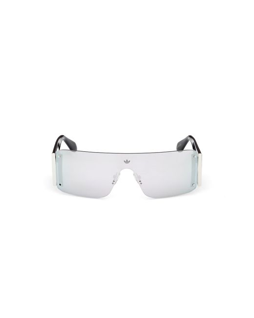 Adidas Black Or0118 01C Sunglasses Injected Smoke Mask Normal