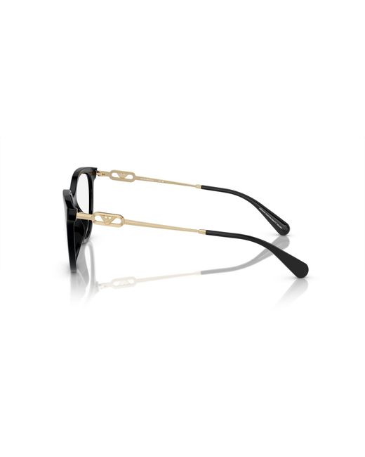 Emporio Armani Black Ea4213U 50171W Sunglasses Injected Transparent Cat Eye Normal