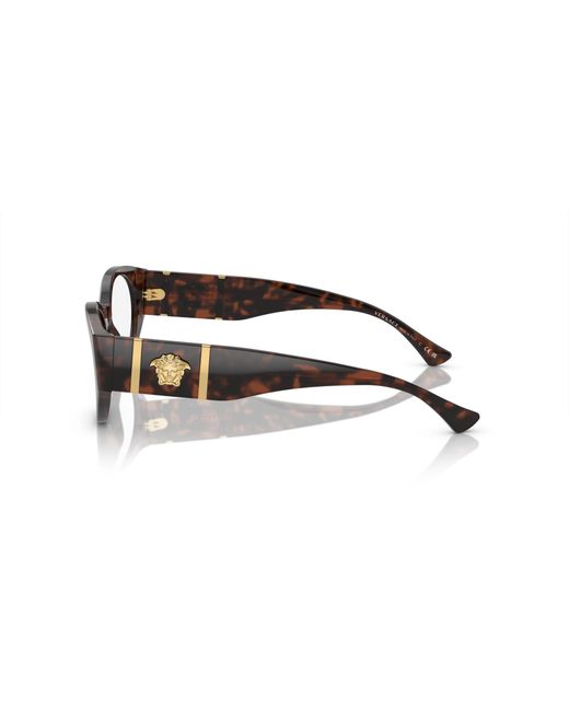 Versace Black Ve3345 5429 Optical Frames Acetate Round