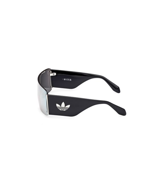 Adidas Black Or0118 01C Sunglasses Injected Smoke Mask Normal