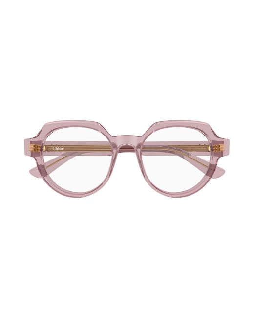 Chloé Black Ch0379O 004 Optical Frames Acetate Transparent Geometric