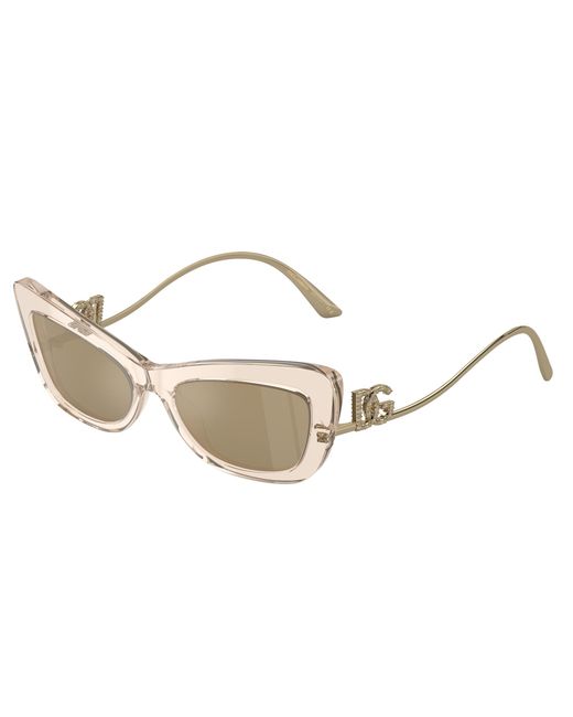 Dolce & Gabbana Black Dg4467B 343203 Sunglasses Acetate Cat Eye Normal Mirror