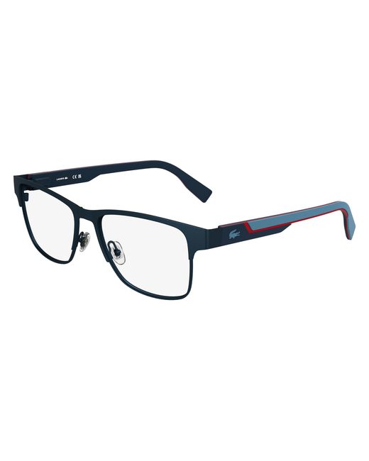 Lacoste Black L2307Mag-Set 424 Optical Frames Metal Squared Normal for men