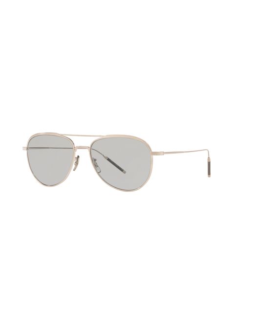 Oliver Peoples Black Ov1276St Tk-3 5254R5 Sunglasses Titanium Pilot Photochromic