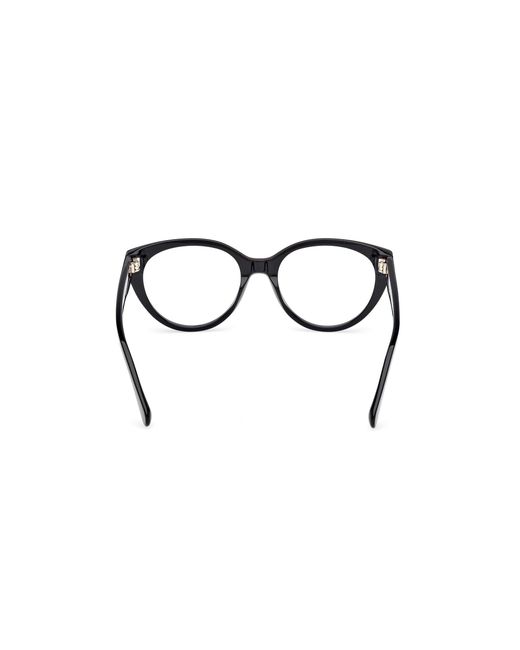 MAX&Co. Black Mo5205 001 Optical Frames Acetate Cat Eye Normal