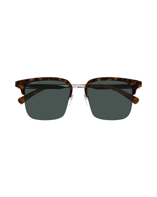 Gucci Black Gg1226S 003 Sunglasses Acetate Squared Normal for men