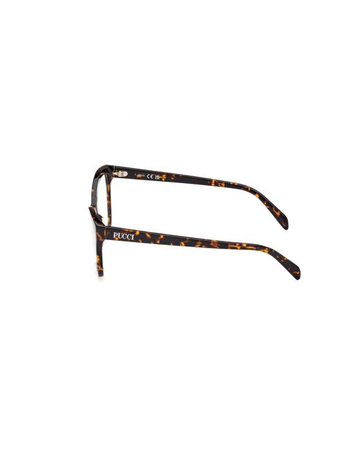 Emilio Pucci Black Ep5241 052 Optical Frames Acetate Cat Eye Normal