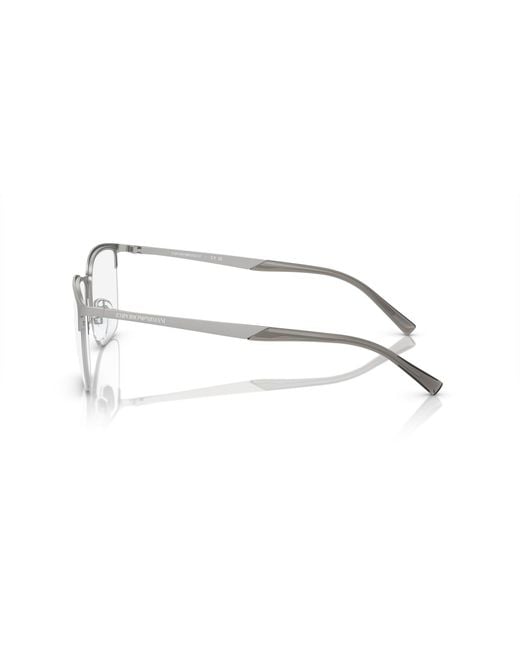Emporio Armani Black Ea1151 3045 Optical Frames Metal Transparent Pillow Normal for men