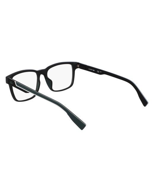 Lacoste Black L2965 002 Optical Frames Bio-Inject Squared Normal for men