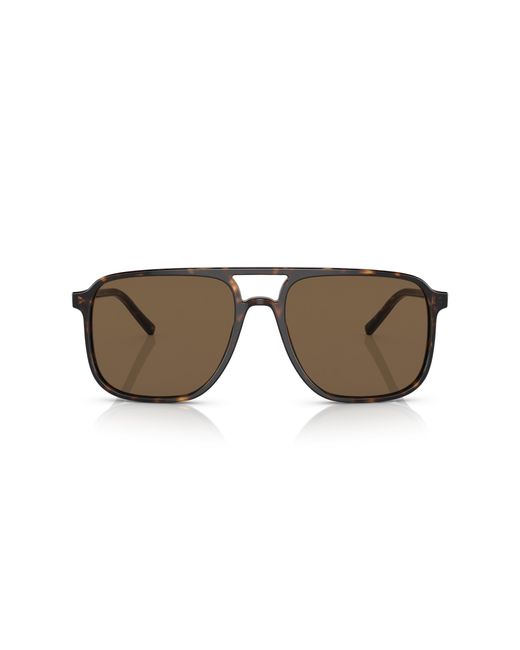 Dolce & Gabbana Black Dg4423 502/73 Sunglasses Acetate Pilot Normal for men