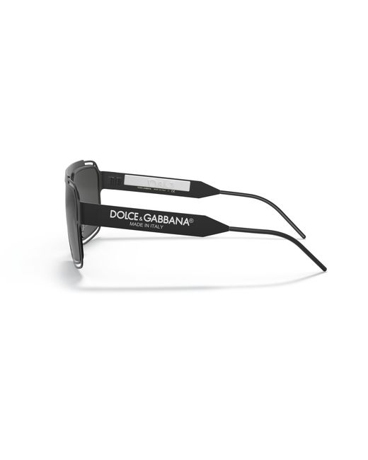 Dolce & Gabbana Black Dg2270 327687 Sunglasses Metal Squared Normal for men