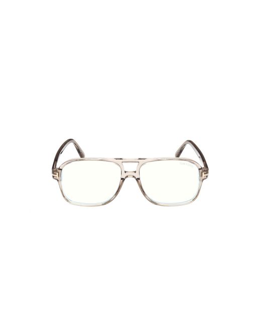 Tom Ford Black Ft6058-B 051 Optical Frames Acetate Squared Normal for men